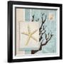 Aquarius Blue Sq III-Paul Brent-Framed Art Print