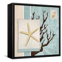 Aquarius Blue Sq III-Paul Brent-Framed Stretched Canvas