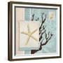 Aquarius Blue Sq III-Paul Brent-Framed Premium Giclee Print