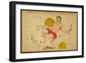 Aquarius Constellation, Zodiac Sign, 1825-Science Source-Framed Giclee Print