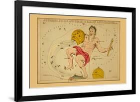 Aquarius, Piscis Australis and Ballon Aerostatique-Aspin Jehosaphat-Framed Premium Giclee Print