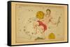 Aquarius, Piscis Australis and Ballon Aerostatique-Aspin Jehosaphat-Framed Stretched Canvas