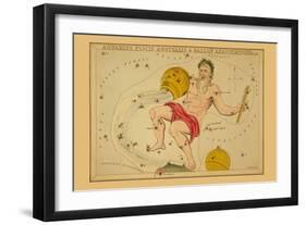 Aquarius, Piscis Australis and Ballon Aerostatique-Aspin Jehosaphat-Framed Art Print