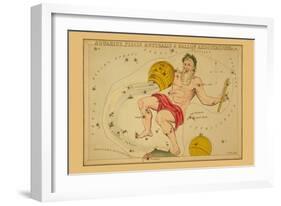 Aquarius, Piscis Australis and Ballon Aerostatique-Aspin Jehosaphat-Framed Art Print