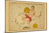 Aquarius, Piscis Australis and Ballon Aerostatique-Aspin Jehosaphat-Mounted Art Print
