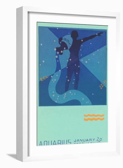 Aquarius, the Water Bearer-null-Framed Art Print