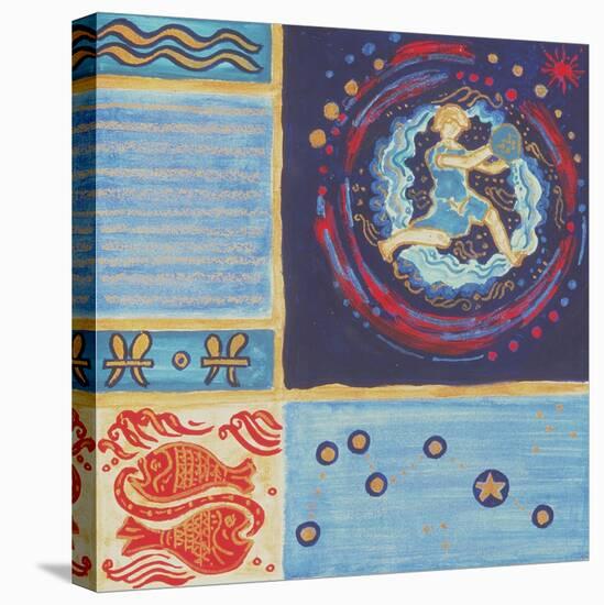 Aquarius-Sabira Manek-Stretched Canvas