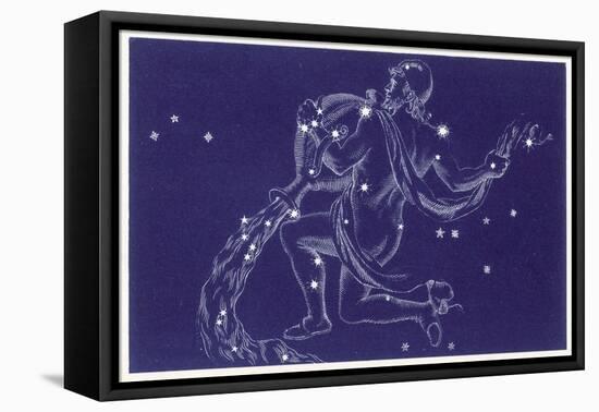 Aquarius-Roberta Norton-Framed Stretched Canvas