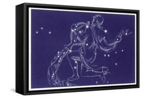 Aquarius-Roberta Norton-Framed Stretched Canvas