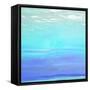 Aquatic Abstract-Dan Meneely-Framed Stretched Canvas