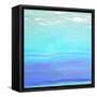 Aquatic Abstract-Dan Meneely-Framed Stretched Canvas