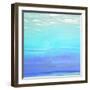 Aquatic Abstract-Dan Meneely-Framed Art Print