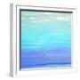 Aquatic Abstract-Dan Meneely-Framed Art Print