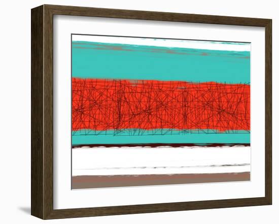 Aquatic Breeze 5-NaxArt-Framed Art Print