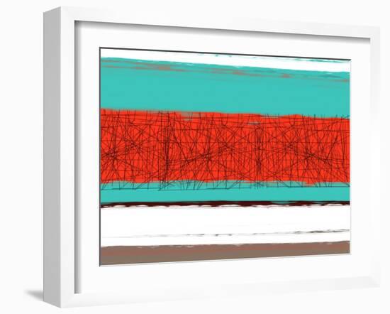 Aquatic Breeze 5-NaxArt-Framed Art Print