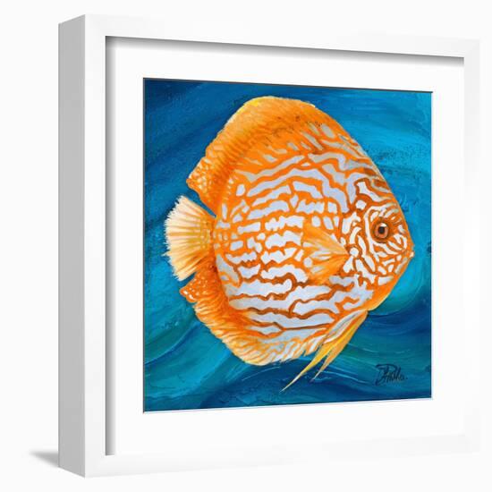 Aquatic Life I (Vibrant Sea Life II)-Patricia Pinto-Framed Art Print