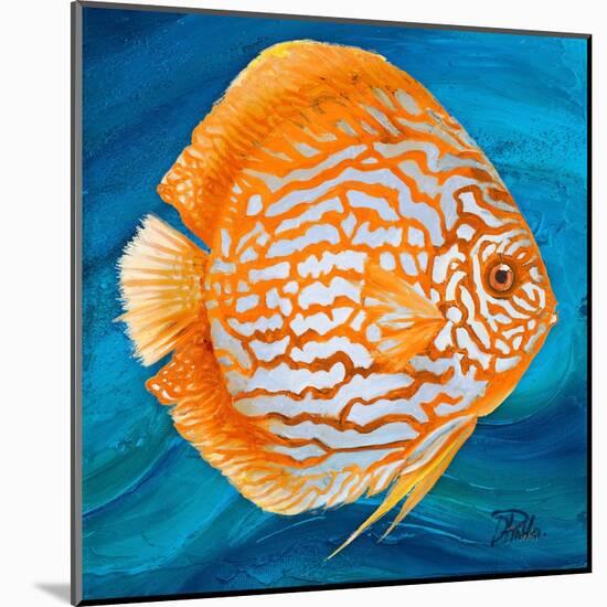 Aquatic Life I (Vibrant Sea Life II)-Patricia Pinto-Mounted Art Print