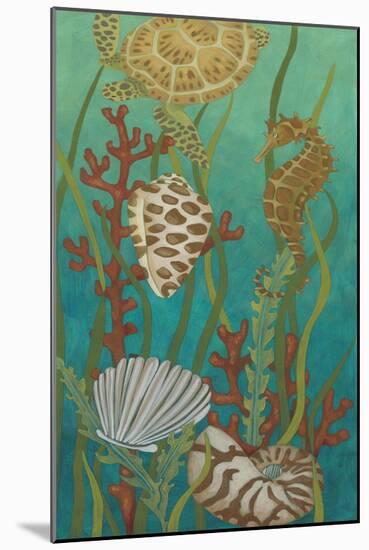 Aquatic Life I-Chariklia Zarris-Mounted Art Print