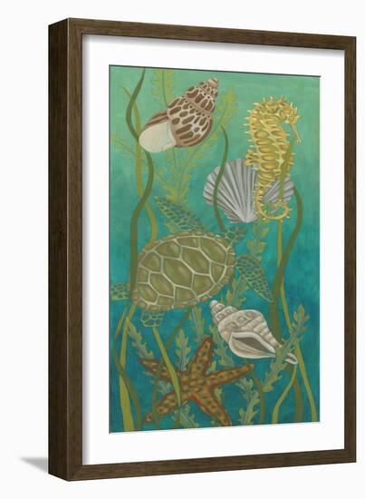 Aquatic Life II-Chariklia Zarris-Framed Art Print