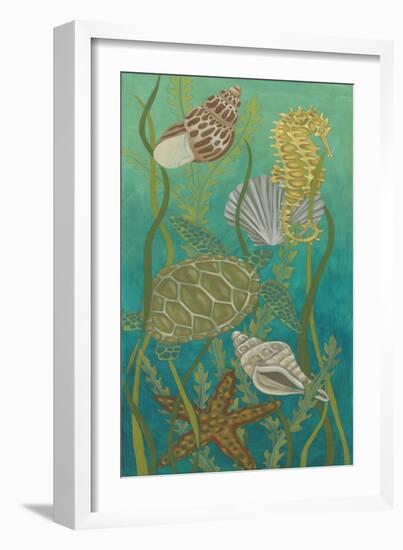 Aquatic Life II-Chariklia Zarris-Framed Art Print