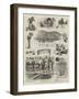 Aquatic Sports by British Bluejackets, Hong Kong-null-Framed Giclee Print