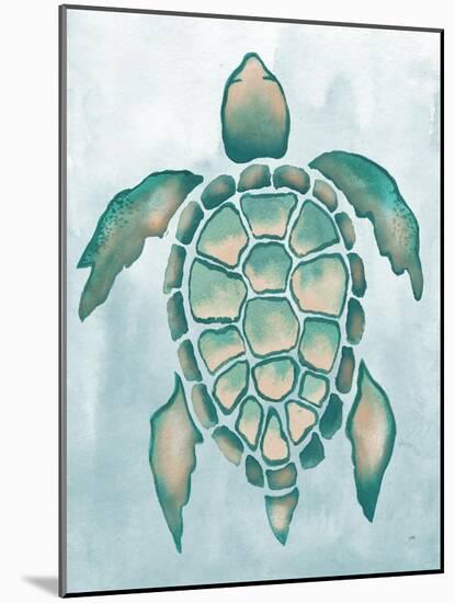 Aquatic Turtle I-Elizabeth Medley-Mounted Art Print
