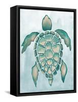 Aquatic Turtle I-Elizabeth Medley-Framed Stretched Canvas