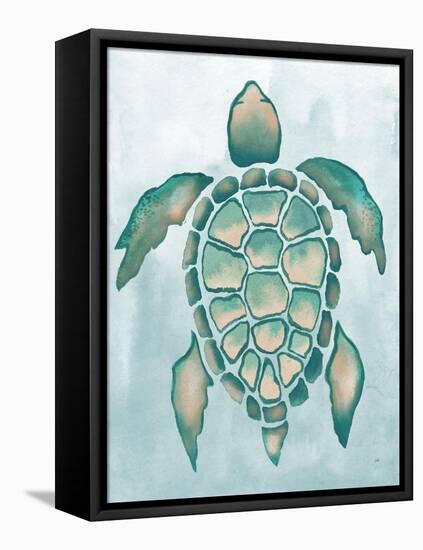 Aquatic Turtle I-Elizabeth Medley-Framed Stretched Canvas