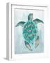 Aquatic Turtle II-Elizabeth Medley-Framed Art Print