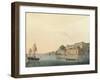 Aquatint from Oriental-Thomas & William Daniell-Framed Giclee Print