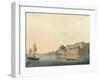 Aquatint from Oriental-Thomas & William Daniell-Framed Giclee Print