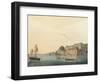 Aquatint from Oriental-Thomas & William Daniell-Framed Giclee Print