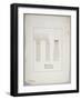 Aqueduct at Carthage (Pen and Ink with Wash on Paper)-James Bruce-Framed Giclee Print