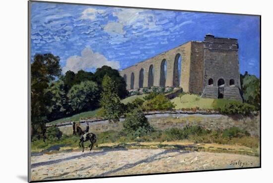 Aqueduct At Marly-Alfred Sisley-Mounted Giclee Print