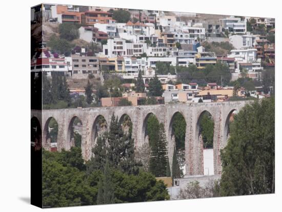 Aqueduct Built in the 1720S and 1730S, Santiago De Queretaro, Queretaro State, Mexico-Robert Harding-Stretched Canvas