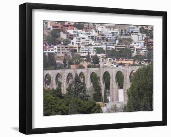 Aqueduct Built in the 1720S and 1730S, Santiago De Queretaro, Queretaro State, Mexico-Robert Harding-Framed Photographic Print