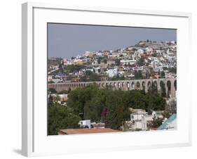 Aqueduct Built in the 1720S and 1730S, Santiago De Queretaro, Queretaro State, Mexico-Robert Harding-Framed Photographic Print