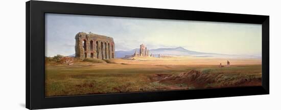 Aqueduct of Nero, Rome-Edward Lear-Framed Giclee Print