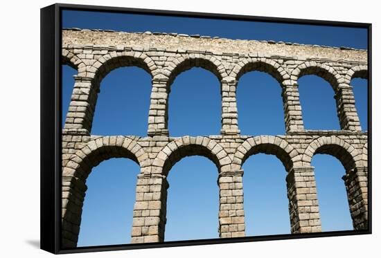 Aqueduct of Segovia, Spain-Jeremy Walker-Framed Stretched Canvas