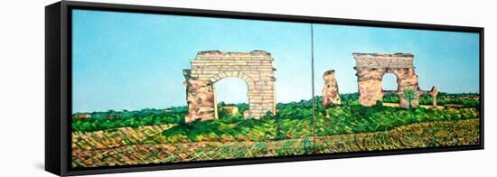 Aqueduct Park View-Noel Paine-Framed Stretched Canvas