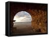 Aqueduct Ruins, Caesarea, Israel-Ellen Clark-Framed Stretched Canvas