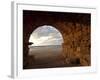 Aqueduct Ruins, Caesarea, Israel-Ellen Clark-Framed Photographic Print