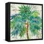 Aqueous Palm I-Paul Brent-Framed Stretched Canvas