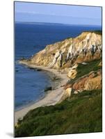 Aquinnah (Gay Head) Cliffs, Martha's Vineyard, Massachusetts, USA-Charles Gurche-Mounted Premium Photographic Print