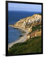 Aquinnah (Gay Head) Cliffs, Martha's Vineyard, Massachusetts, USA-Charles Gurche-Framed Photographic Print