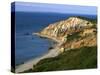 Aquinnah (Gay Head) Cliffs, Martha's Vineyard, Massachusetts, USA-Charles Gurche-Stretched Canvas