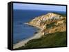 Aquinnah (Gay Head) Cliffs, Martha's Vineyard, Massachusetts, USA-Charles Gurche-Framed Stretched Canvas