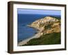 Aquinnah (Gay Head) Cliffs, Martha's Vineyard, Massachusetts, USA-Charles Gurche-Framed Premium Photographic Print