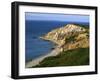 Aquinnah (Gay Head) Cliffs, Martha's Vineyard, Massachusetts, USA-Charles Gurche-Framed Photographic Print