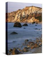 Aquinnah (Gay Head) Cliffs, Martha's Vineyard, Massachusetts, USA-Charles Gurche-Stretched Canvas